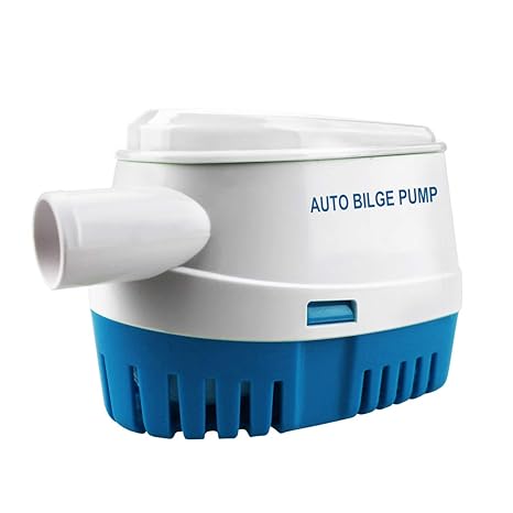 BACOENG Automatische Bilgepumpe Tauchpumpe 12 V, 70 LPM/ 1100 GPH mit Schwimmschalter