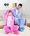 Duraplast Prferhouse Unisex Adult Pajamas Costume One Piece Flannel Halloween Cosplay Hooded Jumpsuit … (M, Blue)