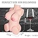 Male Masturbator with-Vagina - and Anal for Men 3D Mini Masturbators Dolls with Realistic Silicone Boobs Love Doll for Male Masturbation Erotic Vaginal and Anal Sex