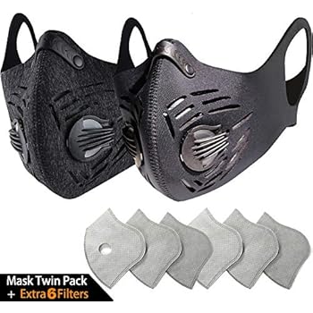 BASE CAMP Dust Pollution Mask Activated Carbon Dustproof Mask with N99 Filters Neoprene Air Pollution Mask for Woodworking Mowing Construction Running