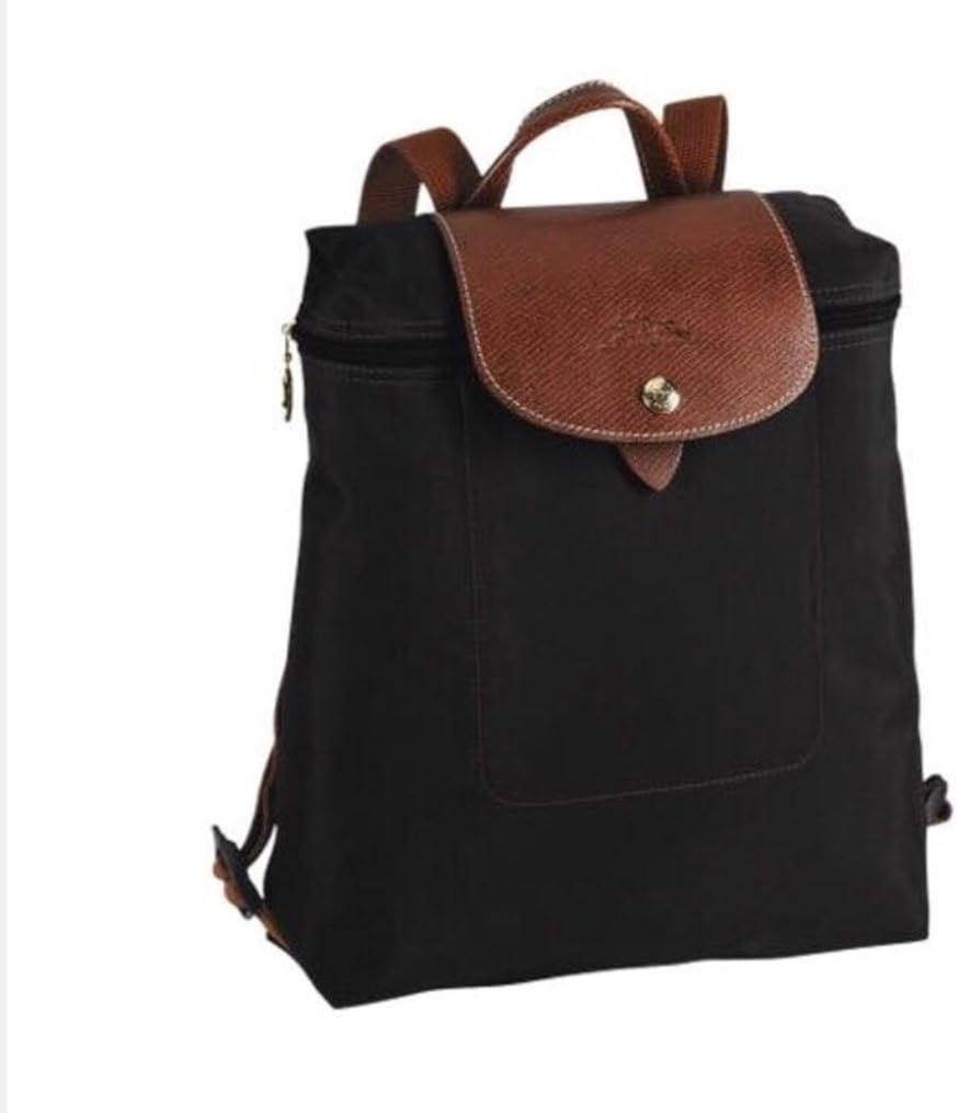 longchamp black backpack