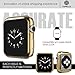 top4cus 42mm Cover Soft TPU Anti-Scratch Lightweight 42mm Iwatch Case All-Around Screen Protector, Optional Cases Compatible with Apple Watch Series 10/9/8/7/6/SE/SE2/5/4/3/2/1 -Gold