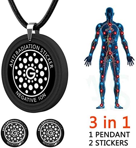 Anti EMF Radiation Protection Pendant Energy Scalar Quantum Bio Science Negative Ions Pendant Necklace Electromagnetic Field Protectionem.Anti