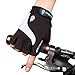 WOLFBIKE Non-Slip Gel Pad Gloves Cycling Riding Gloves,Black,M(7-8cm)