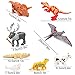 COFFLED 22 PCS Dinosaur Toys, Mini Dinosaur Figures Toys for 3 Year Olds, Plastic Dinosaurs Animals Sets for Kids Gift, Deformation T-trex, Pterosaurs, Brachiosaurus, Triceratops