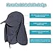 Multi Outools Fishing Hat Sun Cap with Sun Protection, Beach & Hiking Hat with Neck Flap, Quick-Drying Padding Rowing Kayaking Hat for Fishing Gardening Camping Outdoor Sports UPF 50+ Protection