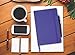 RICCO BELLO Dot Grid Notebook with Pen Loop / 5.7 x 8.4 inches (Purple)