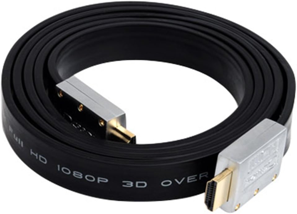 Cabos High-Speed HDMI Cable (10 Ft Black) HDMI 2.0 Supports 3D 4K Ethernet Audio Return 1080P
