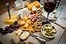 Deluxe Cheese Knife set + Cheese Grater - 6 Cheese knives - Cheese spreader - Stainless Steel Cheese Knives Collection - Cutlety Set