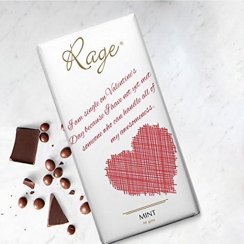 Rage I am Single on Valentine's Day Mint Chocolate - 90 GMS