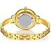 Stainless Steel Wrist Watch for Women Luxury Gold-Tone Watch Analog Quartz Ladies Watches