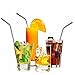 Efaithtek Reusable Stainless Steel Straws for 20 oz & 30 oz RTIC & Yeti Tumblers Rambler and More, Set of 8 with 2 Cleaning Brushes
