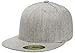 Flexfit Premium Flatbill Cap – Fitted 6210 - Small/Medium (Heather Gray)