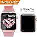 [6 Pack] Compatible Apple Watch Screen Protector 38mm Series 3 2 1,COVERY HD Anti-Scratch Bubble Free Film Accessories Compatible iWatch 38mm -HD Clear