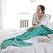 [Holidayli]Holidayli Mermaid Blankets, Handmade Knitted Mermaid Tail Blankets for Adults Girls All Season Party [並行輸入品]