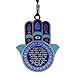 TALISMAN4U Blue Enamel Good Luck Hamsa Hand Home Blessing Wall Hanging Decor Evil Eye Protection Amulet (Hebrew Blessing)