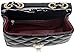 ILISHOP Women's Fashion Shoulder Bag Quilting Chain Cross Korean Ladies Handbag (Bright-black)