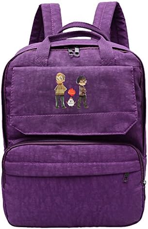 Women Rhett &amp; Link Good Mythical Morning Girls Oxford Students Backpack Rucksack School Bag Travel Outdoor Backpack