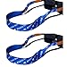 Tortuga Straps FLOATZ Sports Fit Glasses Strap, Sea Blue - 2 Pk | Floating Adjustable Sunglass Straps | Soft & Comfortable Dual Sided Fabric | 3MM Neoprene Base - Added Durability | Easy Fit
