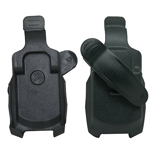 For Casio G'zOne Boulder C711 (Extended Battery) Black Swivel Belt Clip Holster