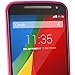 iGadgitz Solid Pink Glossy TPU Gel Skin Case Cover for Motorola Moto G 2nd Generation 2014 XT1068 (G2) + Screen Protector