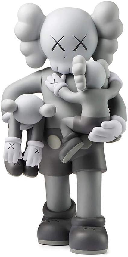 KAWS Clean Slate Vinyl Action Figure - Home&Office&Car Decor - Best Gift (Grey)