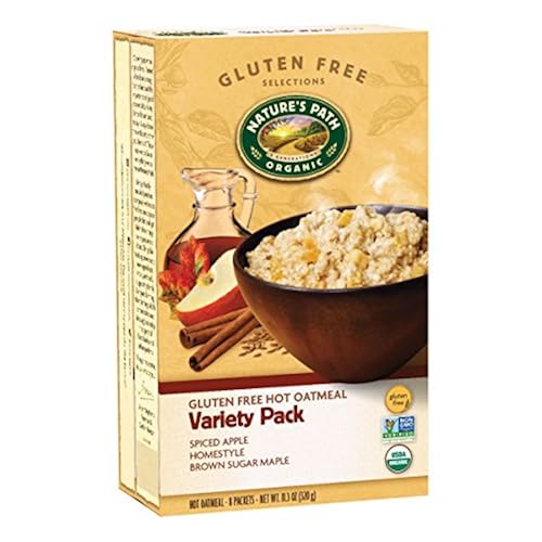 Nature's Path Organic Gluten-Free Instant Hot Oatmeal, Variety Pack, 11.3 Ounce (Pack of 6) Grocery & Gourmet Food, Breakfast Foods, Cereals, Oatmeal