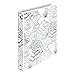 Samsill Multipack Binder Ring Binder (MP20108), Assorted Colors (Floral Pattern), 1-Inch