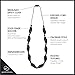 Goobie Baby Naomi Silicone Teething Necklace for Mom to Wear, Safe BPA Free Beads to Chew - Black