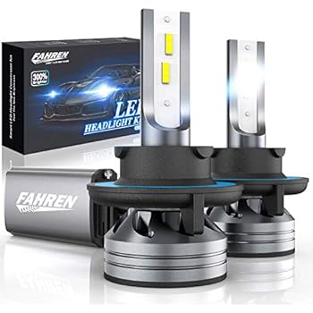 Fahren 9008/H13 LED Headlight Bulbs, 60W 12000 Lumens Super Bright LED Headlights Conversion Kit 6500K Cool White IP68 Waterproof