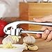 Garlic Press Crusher Kitchen Garlic Presser Tool Heavy-duty Garlic Mincer With Large Crushing Chamber and Comfortable Gripping Handles