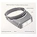 SKYZONAL Headband Magnifier Jewelry Visor Opitcal Glass Binocular Magnifier with Lens -1.5X 2X 2.5X 3.5X Magnification, 4