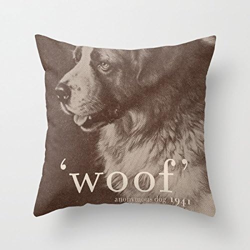 Artistdecor Dogs Valentine Day Pillow Shams 16 X 16 Inches / 40 By 40 Cm For Valentine Festival Wedding Bar Seat Son Chair With Twice Sides