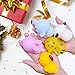 LEEHUR 5Pcs Advanced Mochi Squishy Toys Animal Party Favors Prizes Squishies Squeeze Kawaii Funny Soft Stress and Anxiety Relief ADHD ADD for Kids Adults Easter Gifts Easter Basket Stuffers Fillers