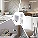 FittiDoll Adhesive Hooks/Heavy Duty Wall Hooks Stainless Steel Ultra Strong Waterproof Hanger for Home, Kitchen, Bathroom, Robe, Coat, Towel, Keys, Bags, Tools, Razor - 20 pack