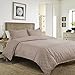 Bedsure Duvet Cover Set with Zipper Closure-Camel Diamond Pattern, Full/Queen (86