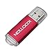 KOOTION 10 X 16GB USB 2.0 Flash Drive Package Deal Memory Stick Thumb Storage Pen Disk in Red (16GB, Red)