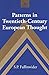 Patterns in Twentieth-Century European Thought (Studies in Modern European History) by 