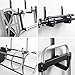 Heavy Duty 9” Large Arm Garage Storage Hanging Hooks with EVA Protector by Ihometech, Wall Mount Garage Hangers & Organizer for Ladders,Tools,Bikes and Chair Hose | (6 Pack - Gray)
