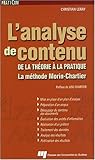 ANALYSE DE CONTENU (PRATICOM) by 