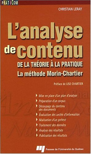 ANALYSE DE CONTENU (PRATICOM) by C LERAY