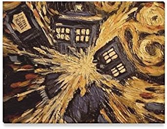 tardis exploding van gogh