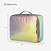 Beautify Holographic Makeup Bag – Iridescent Cosmetic Organizer/Zip Travel Case/Toiletries Bag With Multiple Compartments - Carry Handle
