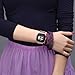 hooroor for Fitbit Versa Bands Women Men Small Large, Milanese Loop Stainless Steel Metal Sport Replacement Bracelet Strap with Magnet Lock Wristbands for Fitbit Versa Smart Watch (Rose Gold, Small)