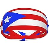 Country Flag Headbands Sports Headband Moisture Wicking Sweatband for Men Women Running Football Tennis Unisex
