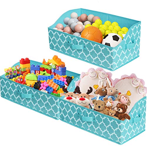 homyfort Cloth Storage Cube Bins, Foldable Trapezoid Storage Basket Box