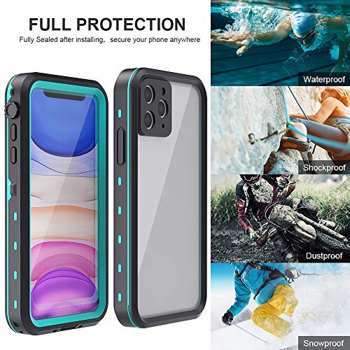 iPhone 11 Pro Max Waterproof Case, EFFUN IP68 Waterproof Shock/Dirt/Snow Proof Case with Float
