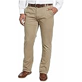 Kirkland Signature Men's Chino Pant Tailored Fit Straight Leg - 32W x 34L - Dark Khaki