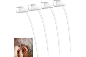 Lymizhuo 4Pcs Sports Lock for Oticon 85dB – Secure & Low-Touch Retention Tail | Hearing Aid Ear Grips | High-Comfort Accessor