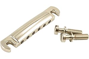 Kluson USA Zinc Stop Tailpiece With Steel Studs Nickel